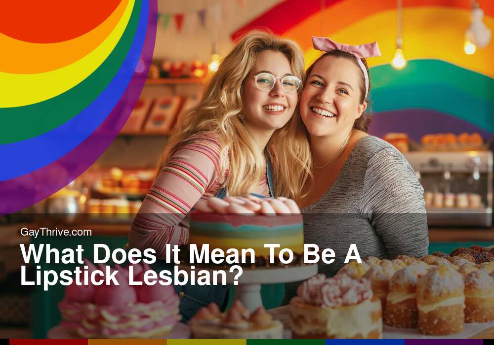GayThrive banner for : What Does It Mean To Be A Lipstick Lesbian?