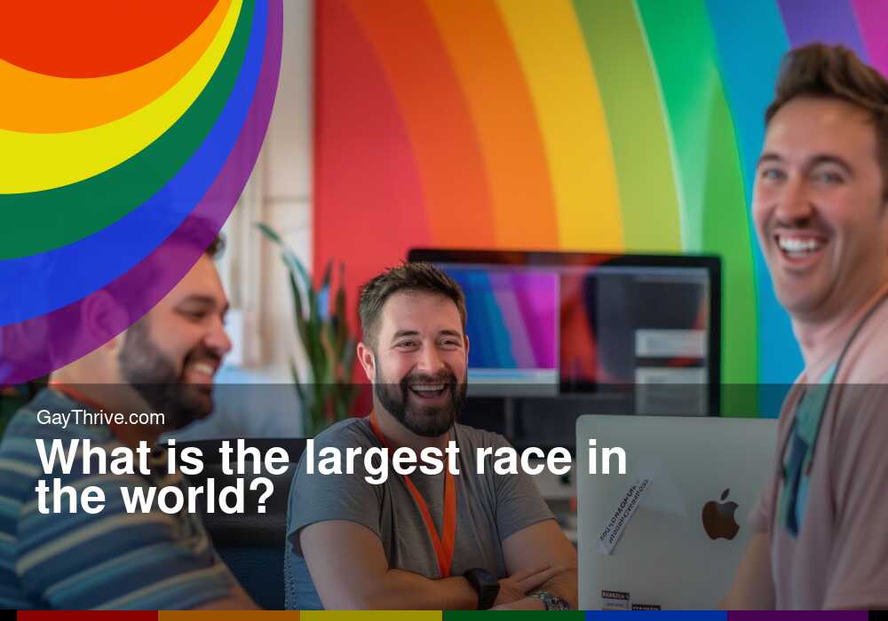 GayThrive banner for : What is the largest race in the world?