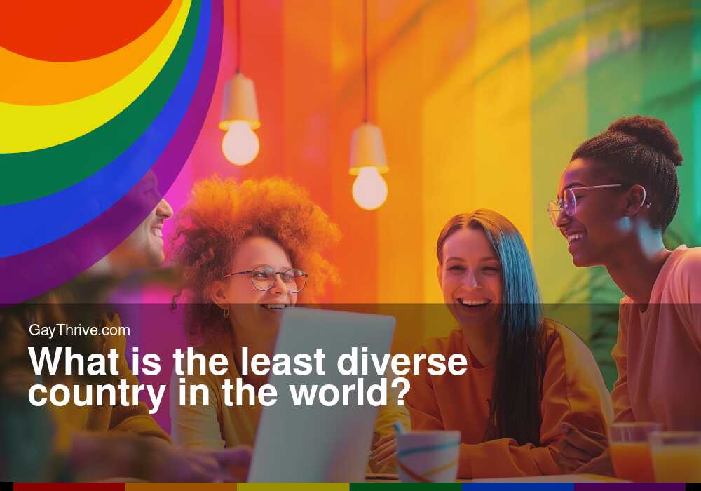 GayThrive banner for : What is the least diverse country in the world?