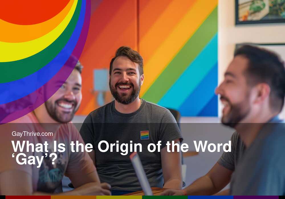 GayThrive banner for : What Is the Origin of the Word ‘Gay’?