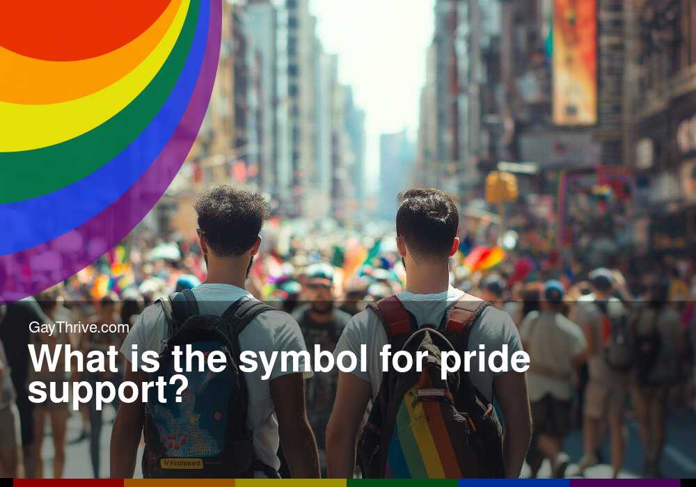 GayThrive banner for : What is the symbol for pride support?