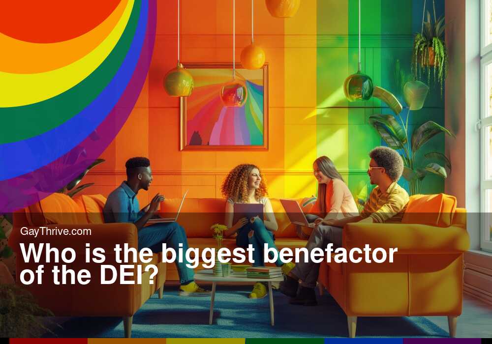 GayThrive banner for : Who is the biggest benefactor of the DEI?