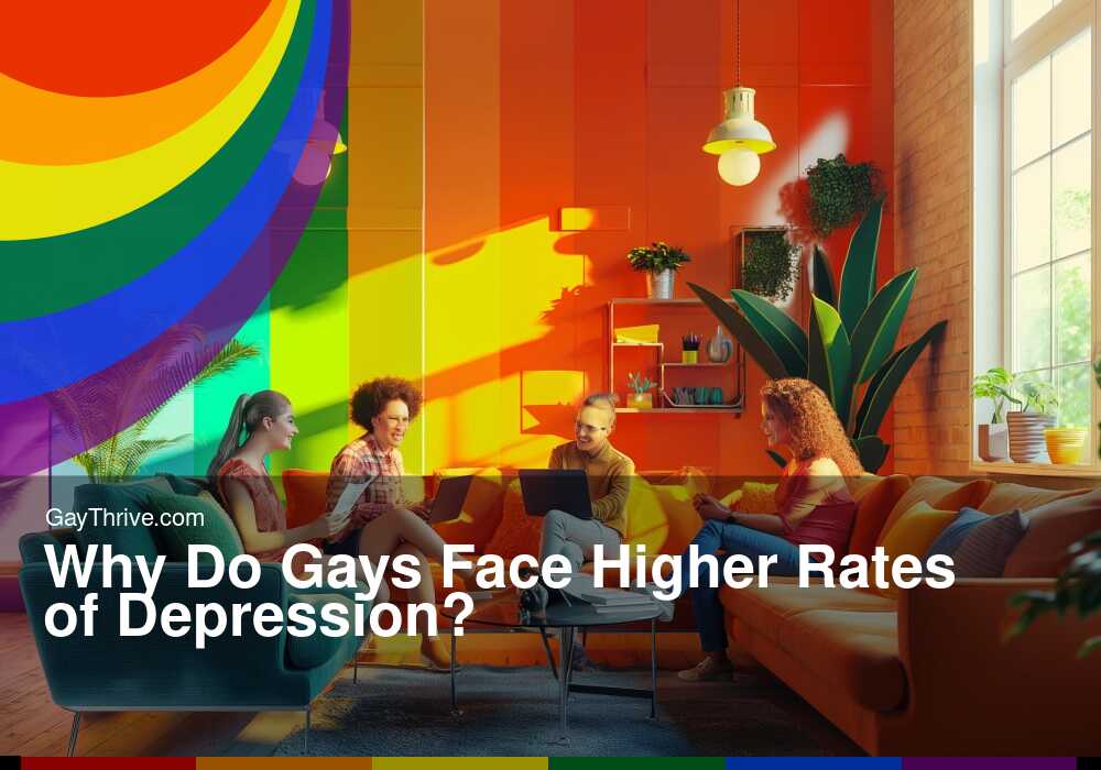 GayThrive banner for : Why Do Gays Face Higher Rates of Depression?