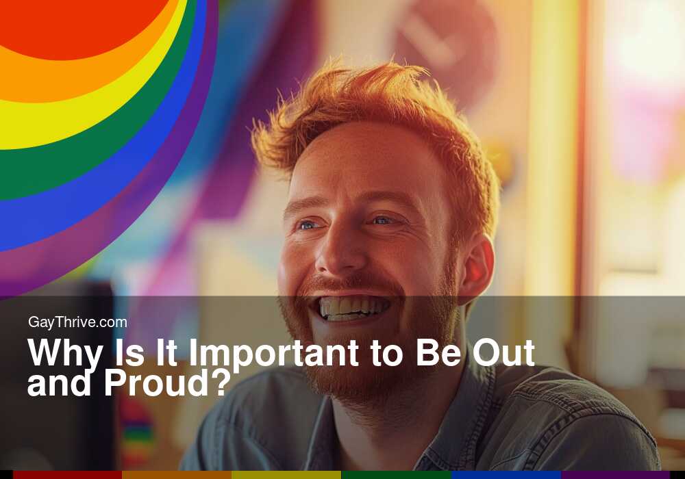 GayThrive banner for : Why Is It Important to Be Out and Proud?