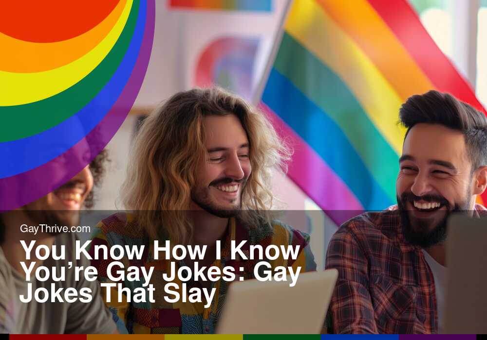 GayThrive banner for : You Know How I Know You’re Gay Jokes: Gay Jokes That Slay