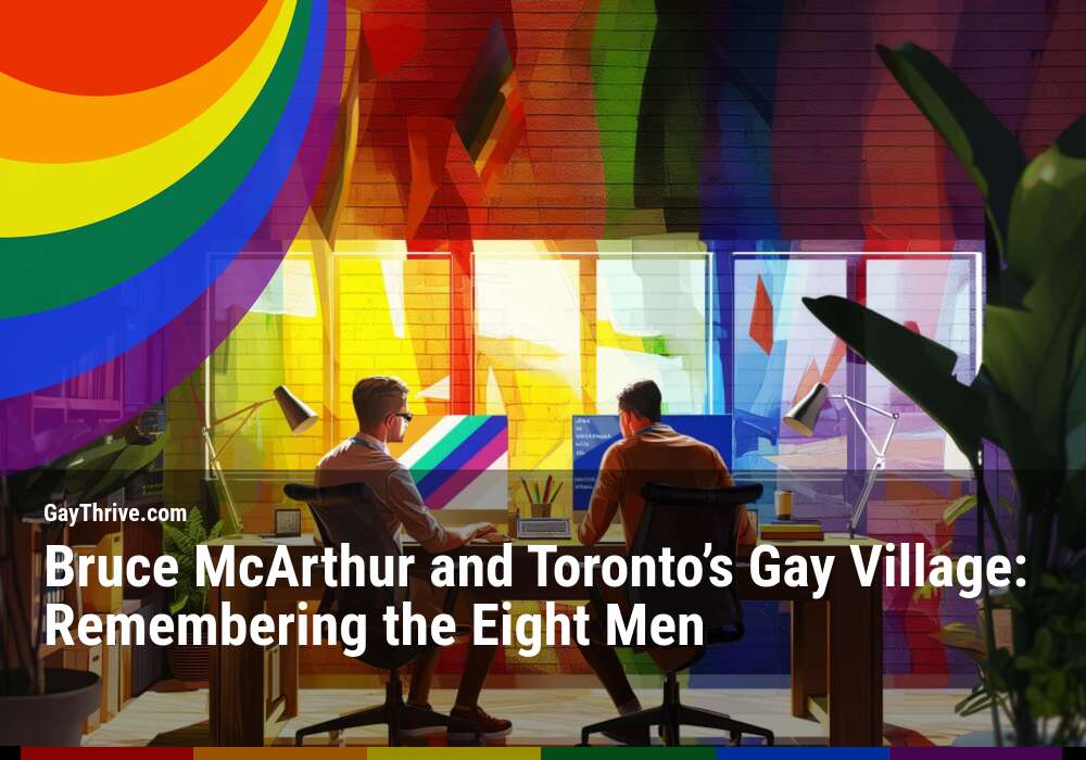 GayThrive banner for : Bruce McArthur and Toronto’s Gay Village: Remembering the Eight Men