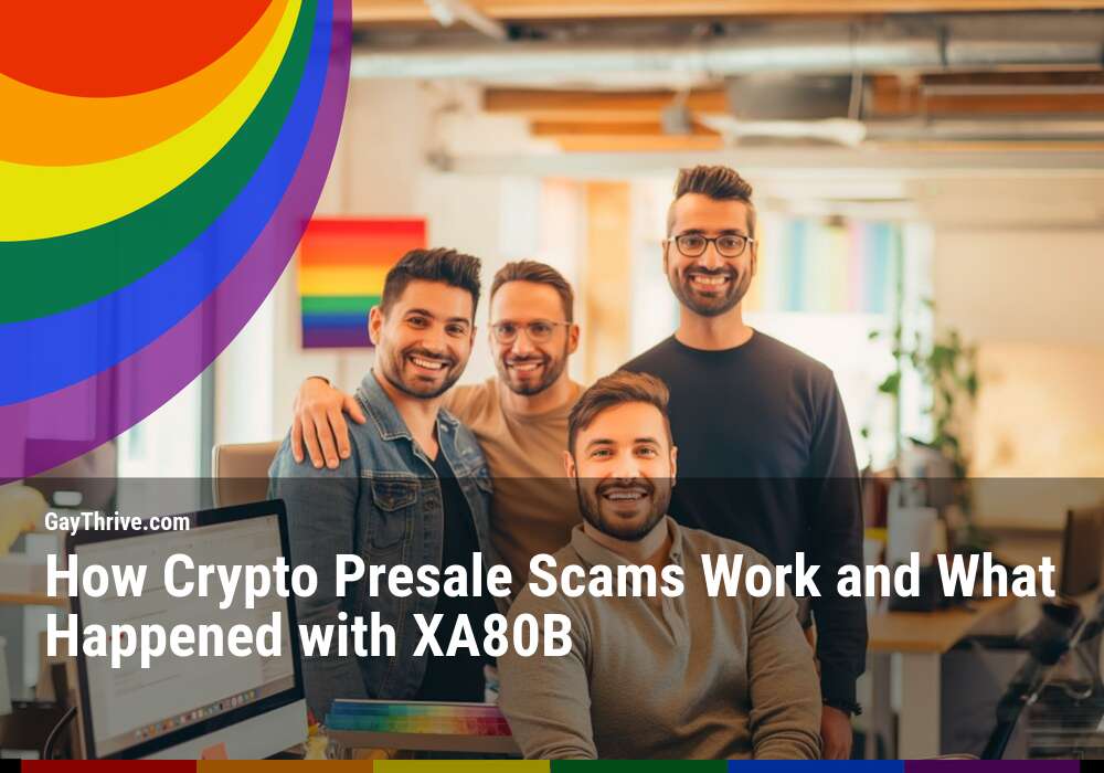 GayThrive banner for : How Crypto Presale Scams Work and What Happened with XA80B