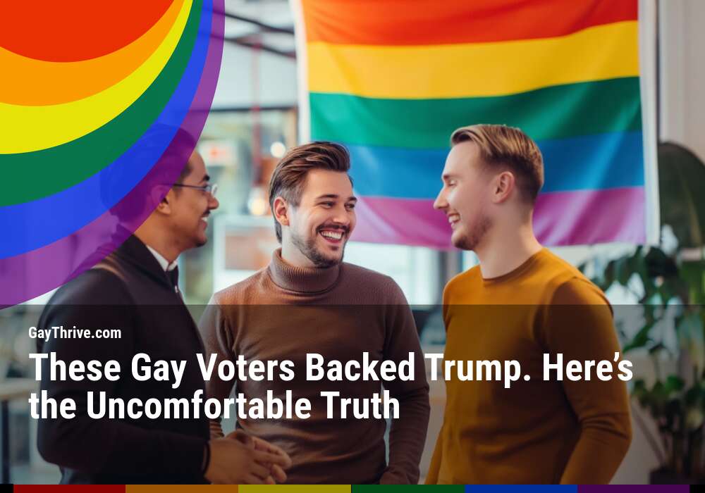 GayThrive banner for : These Gay Voters Backed Trump. Here’s the Uncomfortable Truth