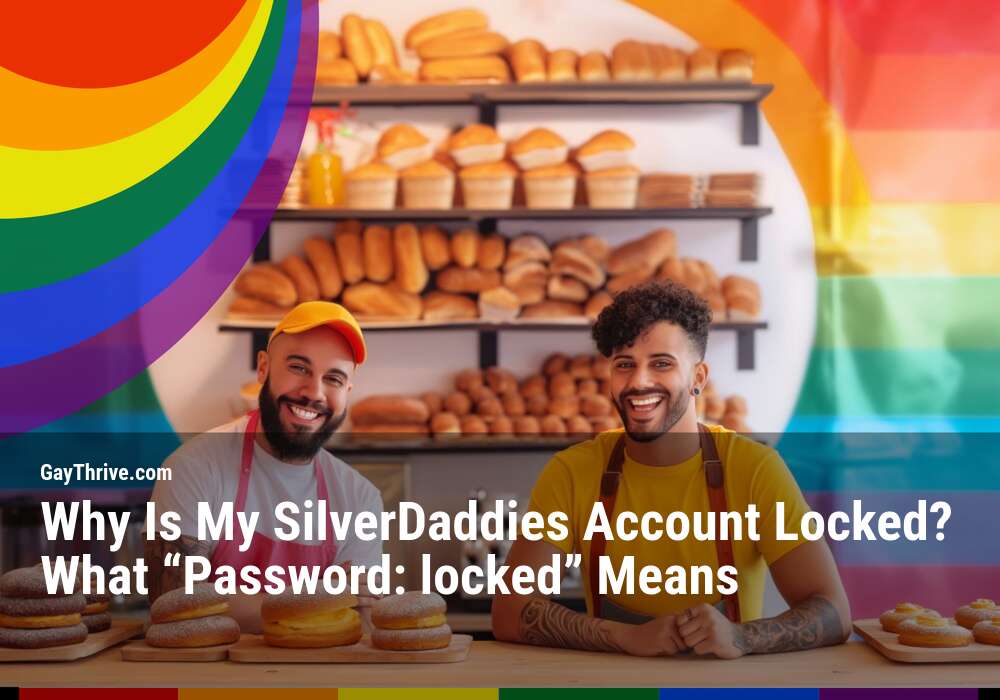 GayThrive banner for : Why Is My SilverDaddies Account Locked? What “Password: locked” Means